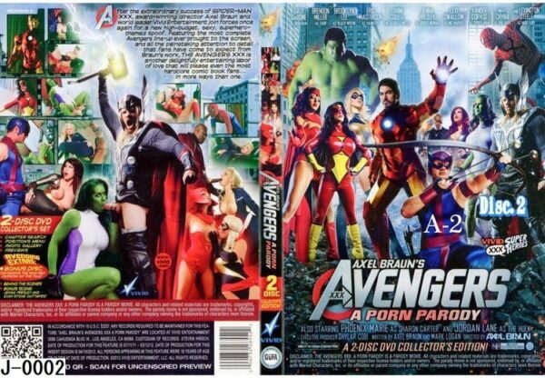 J-0002 AXEL BRAUN'S AVENGERS A PORN PARODY part